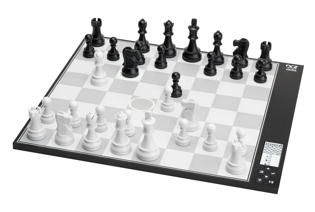 DGT Centaur Chess Computer – AI Adaptive Electronic Board with Pieces
