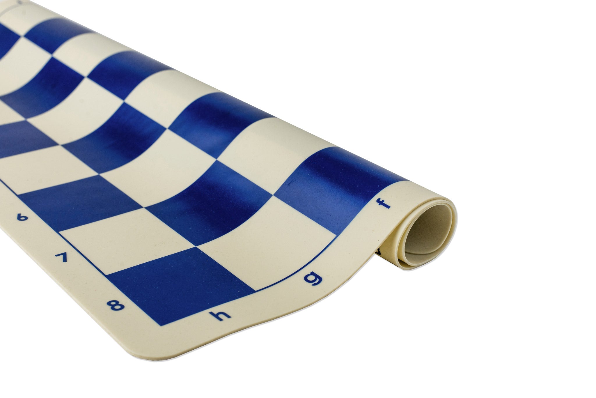 Silicone Roll-Up Chessboard 51cm Blue – Premium Anti-Slip 57mm Tournament Board