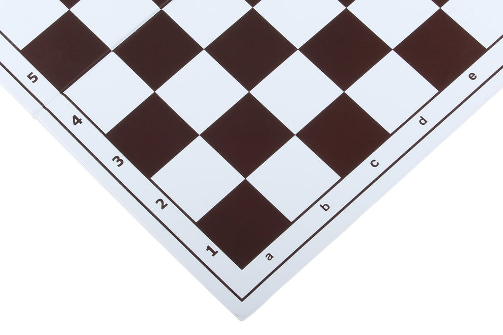 Foldable Plastic Chessboard No.4 36cm Brown – 38mm Compact Travel Board – image 2