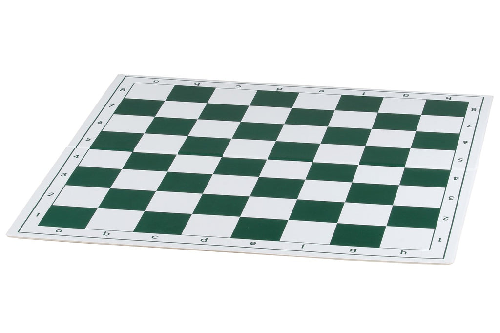 Plastic Chess Board Folding No.4+ - 45mm Green & White with Notation – image 3