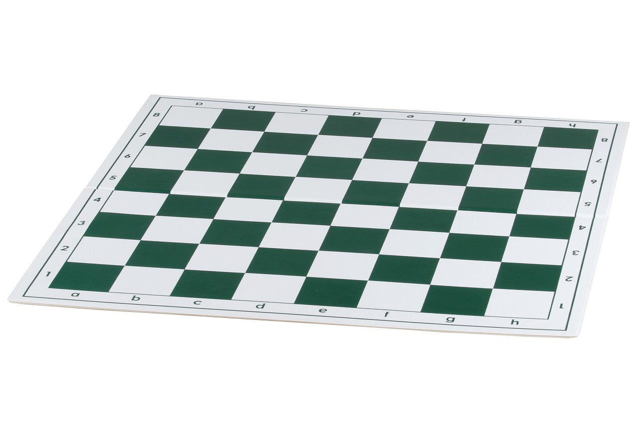 Plastic Chess Board Folding No.4+ - 45mm Green & White with Notation – image 3