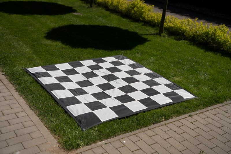 Garden Chess Board Nylon 170cm – 20cm Squares Weather-Resistant Outdoor
