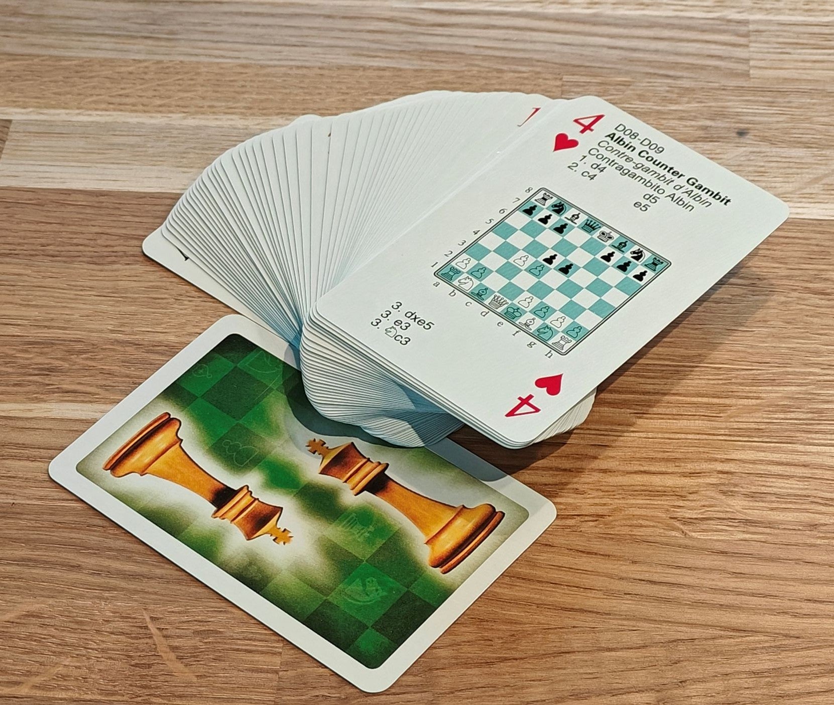 Chess Opening Playing Cards – Learn 52 Famous Openings