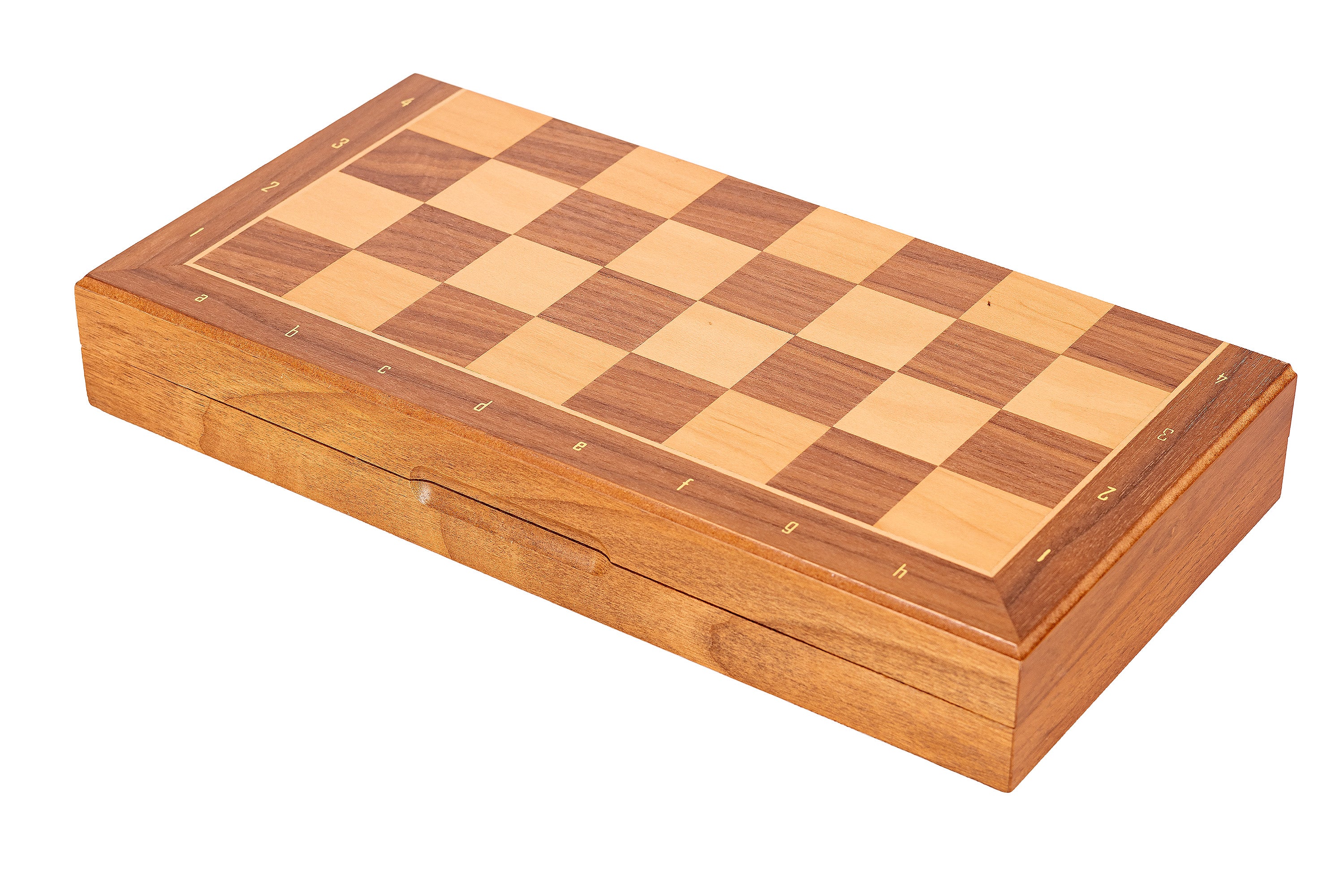 Magnetic Travel Chess Set — Walnut, 33×33 cm Wooden Folding Case – image 4