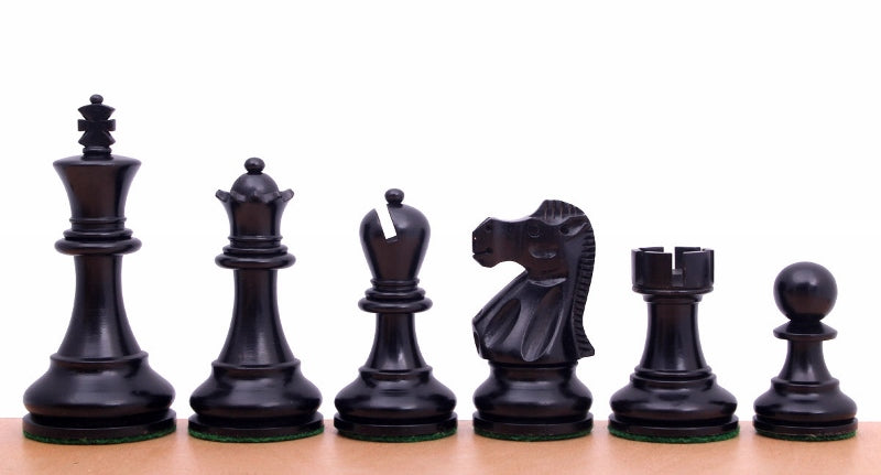 Reykjavik Chess Pieces 3.75" - Ebonized Weighted Tournament Set – image 2