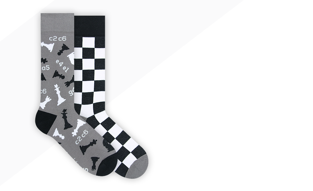 Nanushki Chess Socks – Size 40–43 (Medium) – image 4