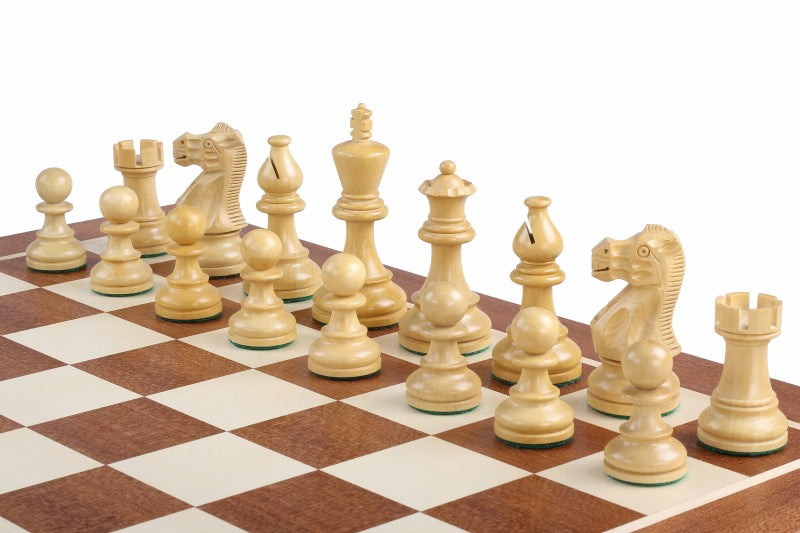 Classic Black Tournament Chess Set - Complete with Board and Pieces – image 4