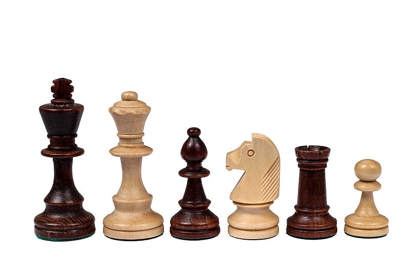 Staunton No.4 Chess Pieces 78mm – Budget Carved Wooden Set