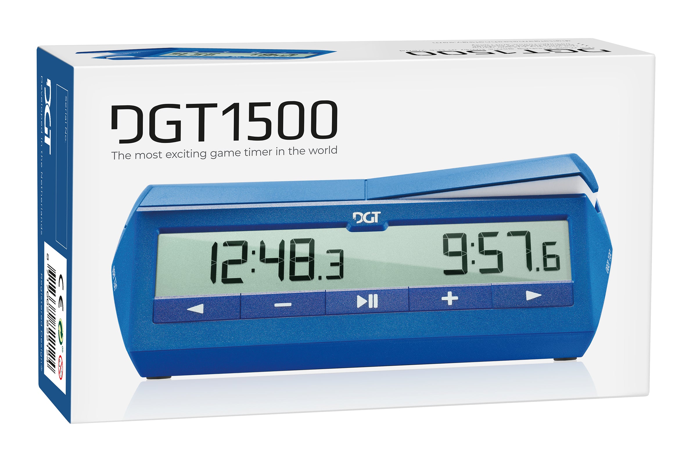 DGT 1500 Chess Clock — Blue, Digital Tournament Timer – image 6