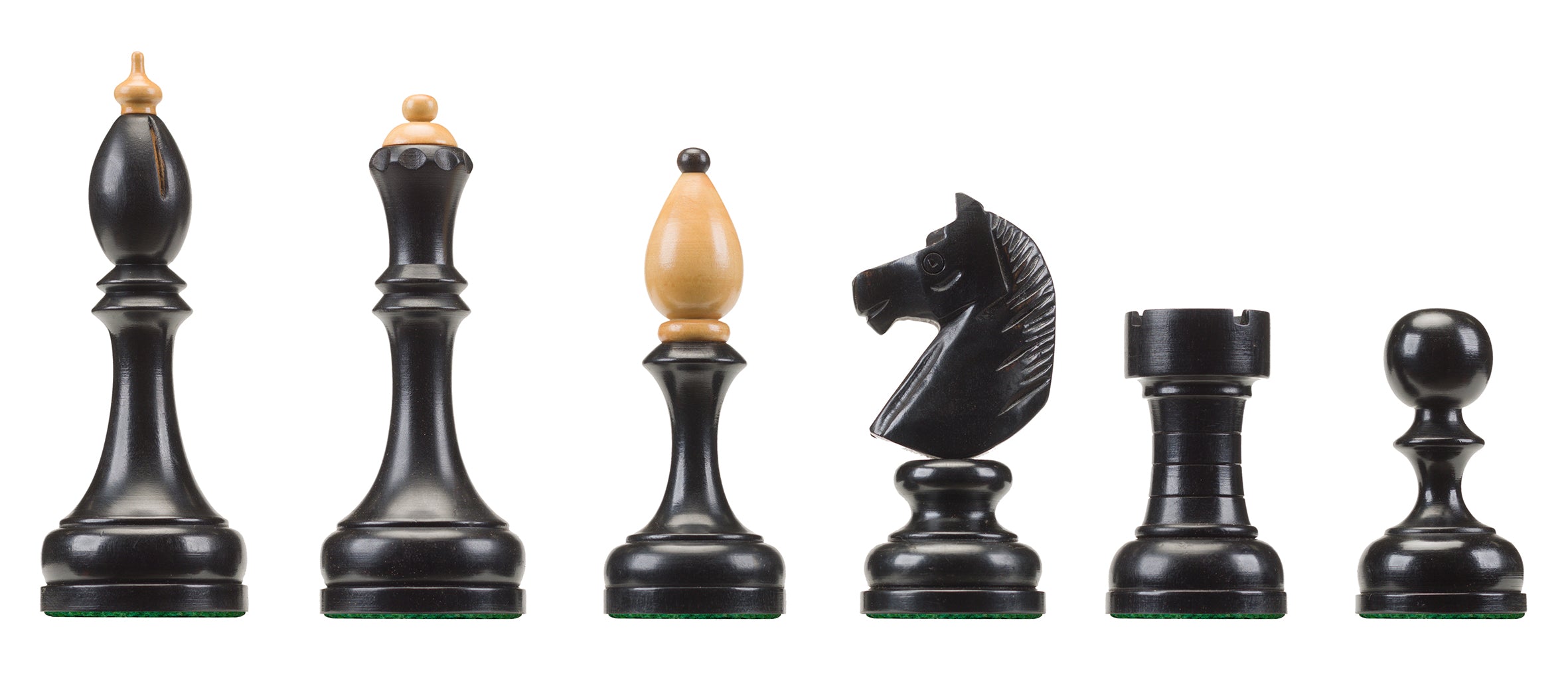 Chess Pieces Electronic DGT Czech Club - Weighted Wooden Pieces for E-Boards – image 3